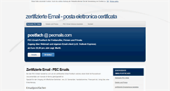 Desktop Screenshot of pecmails.com